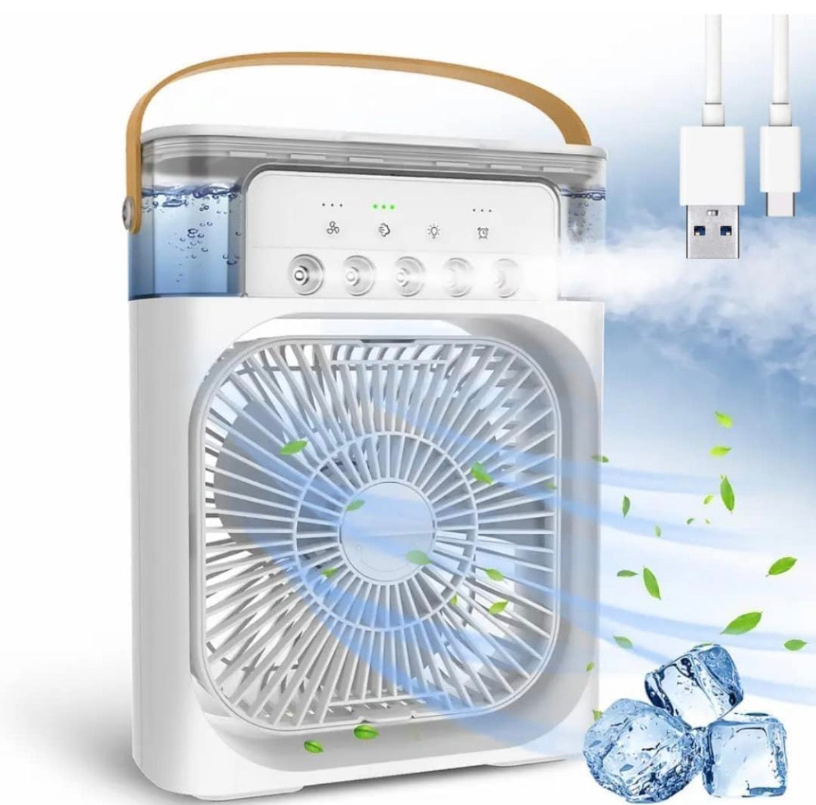 Mini air cooler fan