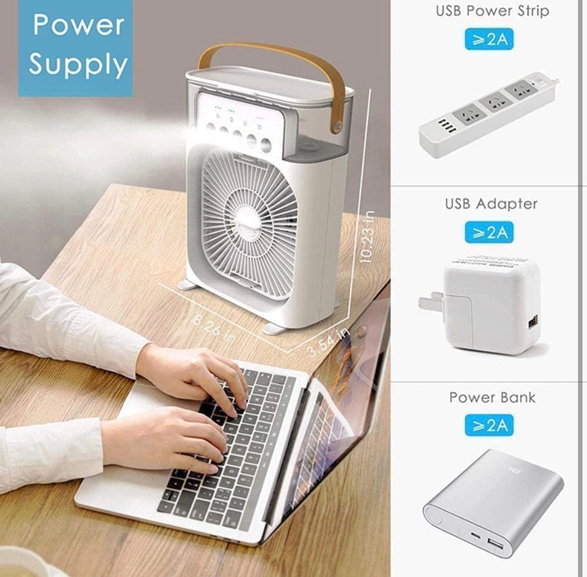 Mini air cooler fan
